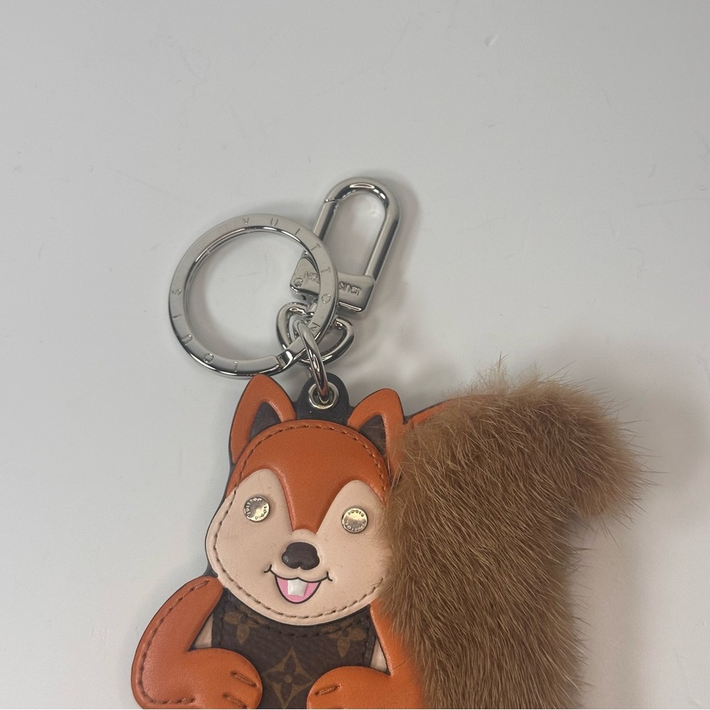 Louis Vuitton Squirrel Mink Monogram Bag Charm - Picture 9 of 11